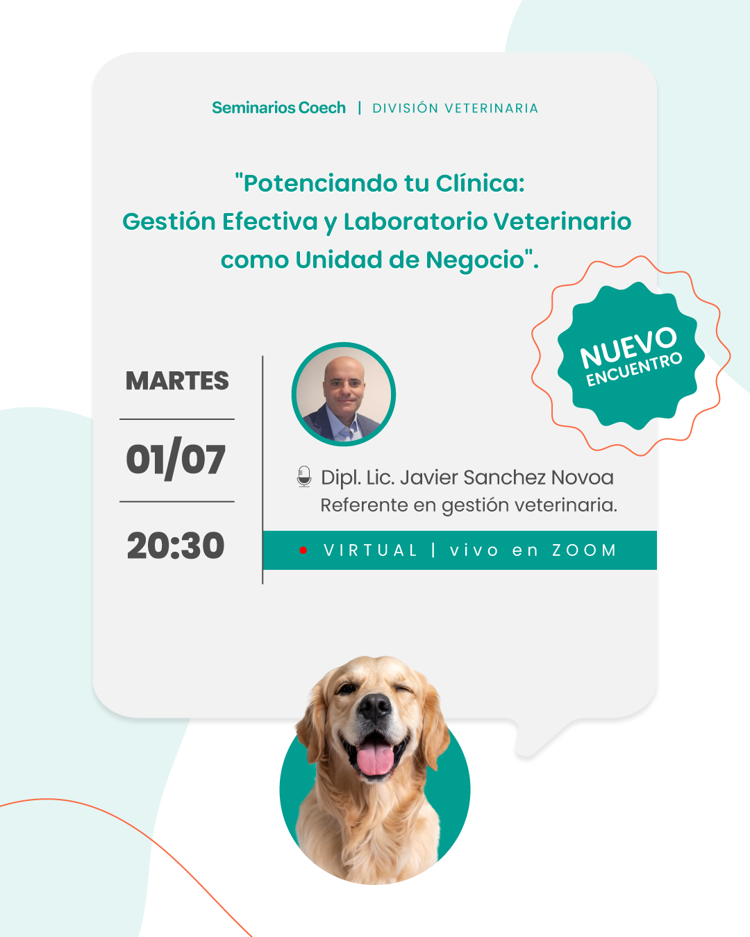 Seminario Coech DV: Potenciando tu Clínica: Gestión Efectiva y Laboratorio como Unidad de Negocio